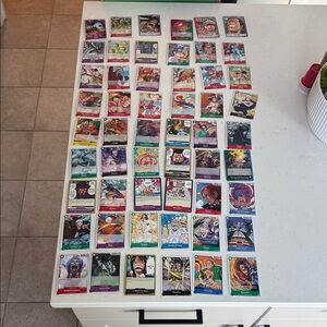 78 ONE PIECE  Trading Card Collection